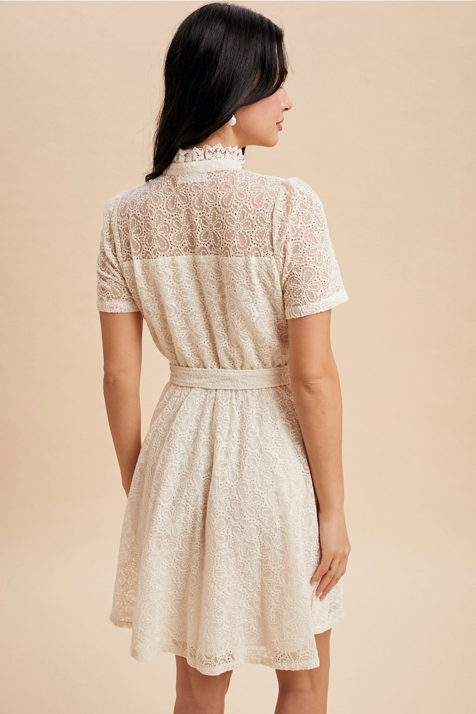 Vintage Lace A-Line Dress