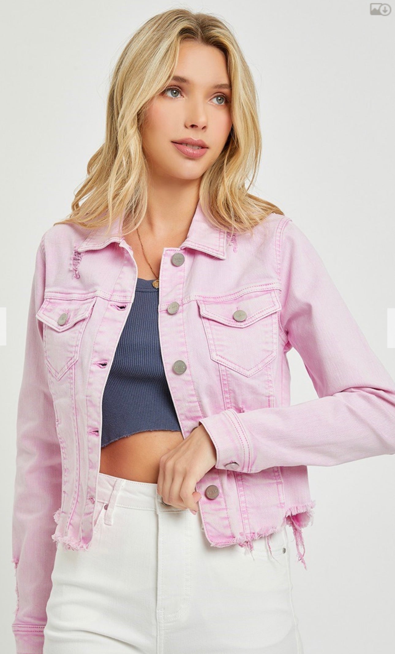Pink Denim Jacket 239