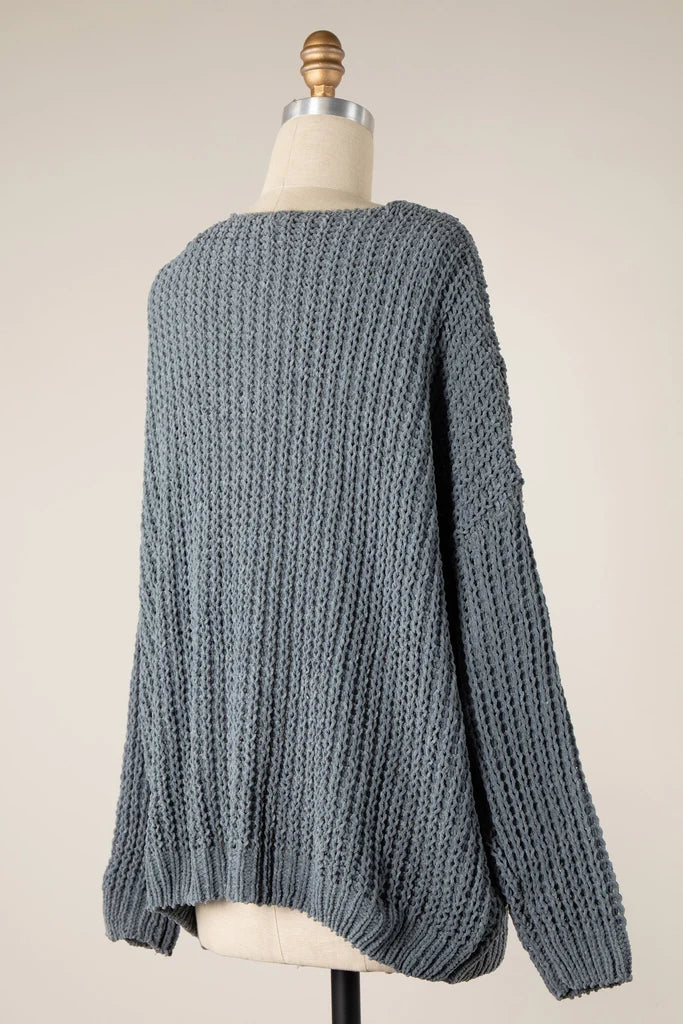 403 Chenille Oversized Knit Sweater