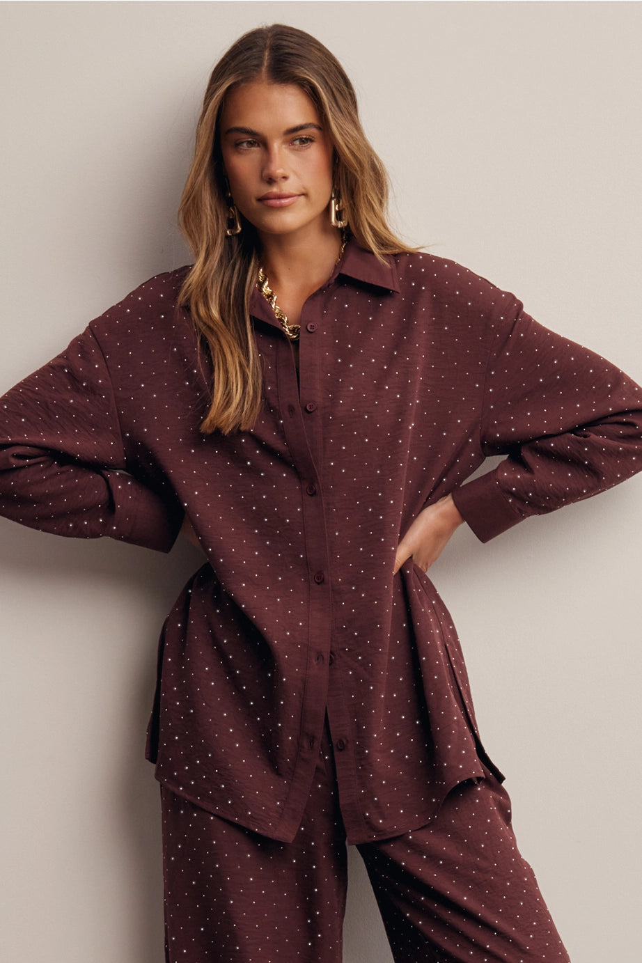 427 Starlit Evening Button Down