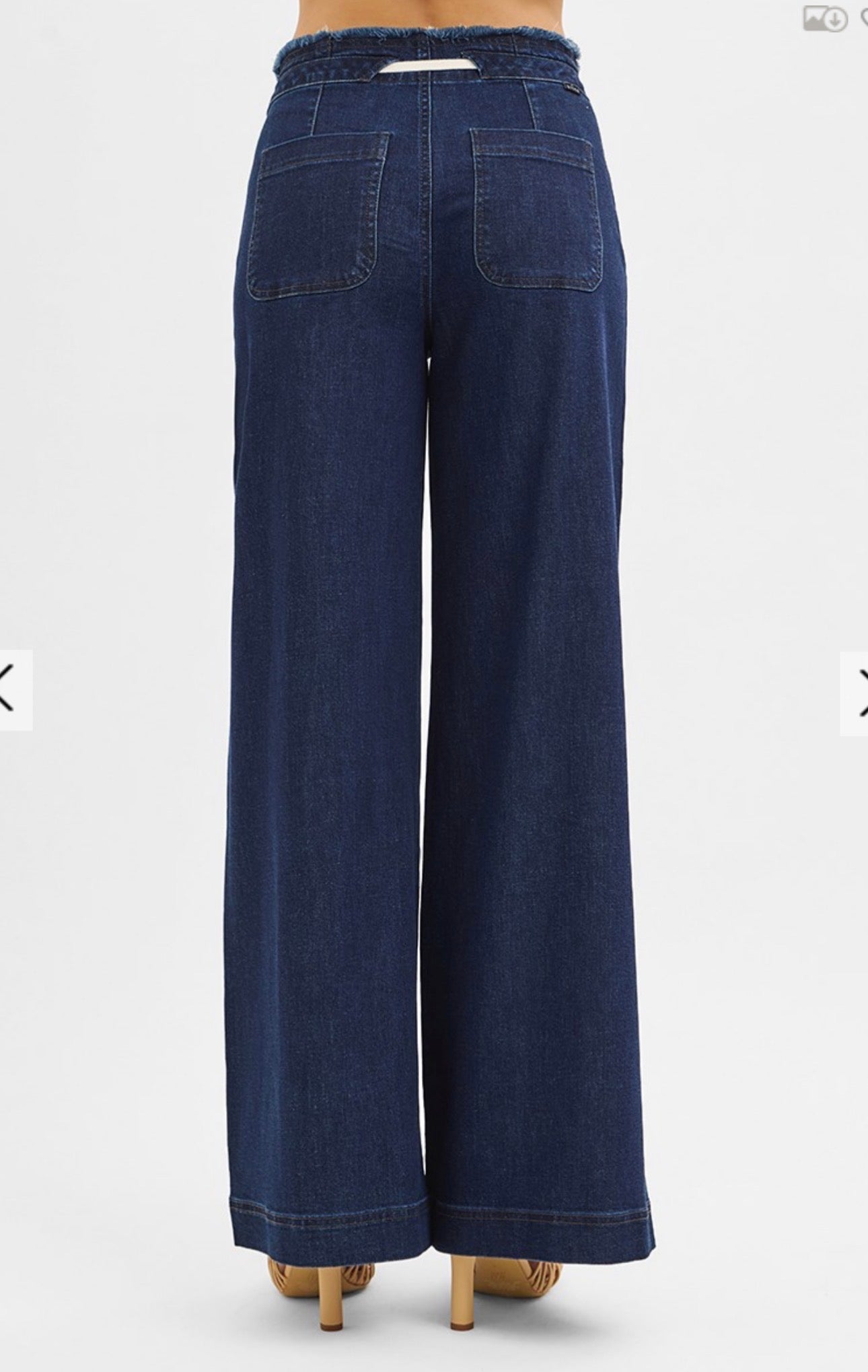 Slouchy Wide Leg Dark Wash 241