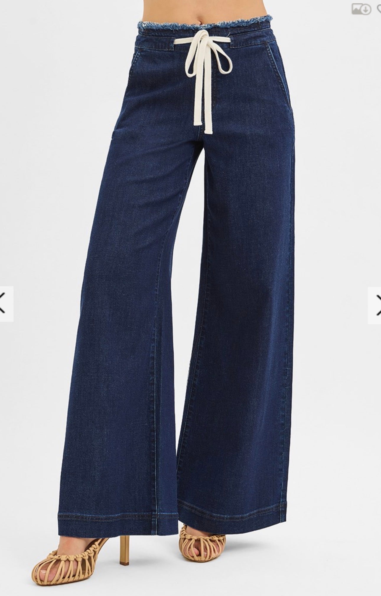 Slouchy Wide Leg Dark Wash 241