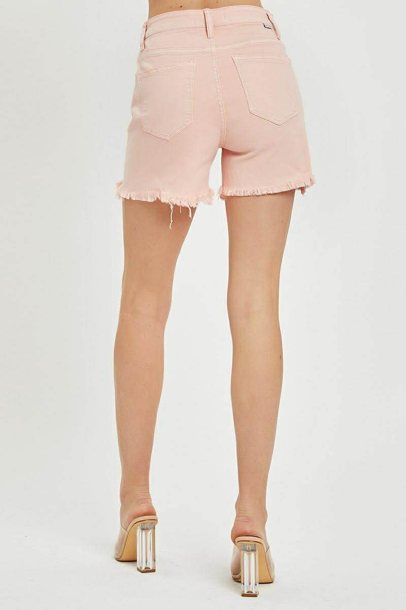 178 Pink Denim Shorts
