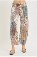 310 Earth Block Slouchy Barrel Pants