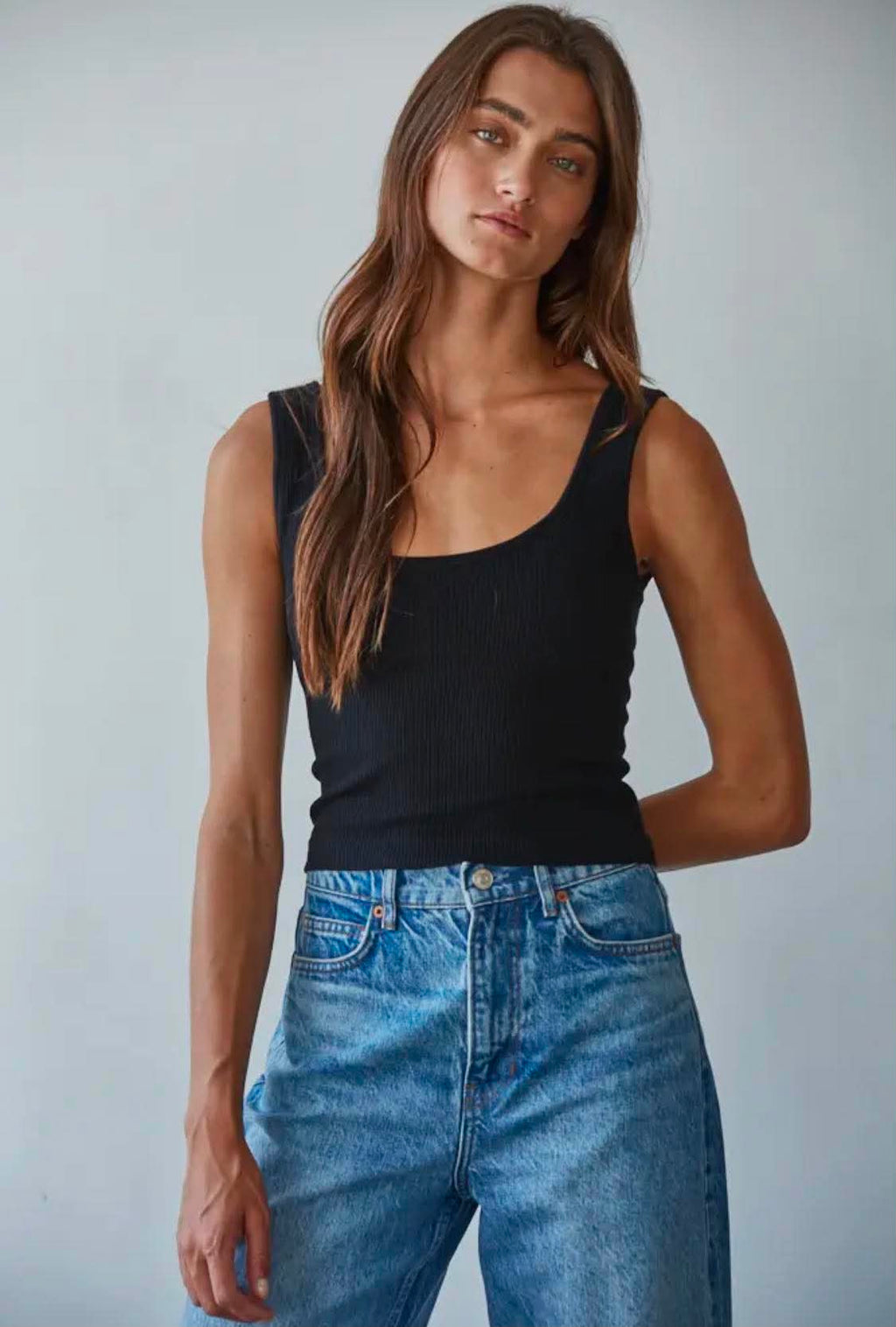 267 Ribbed Bra Tanks