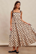 279 Polka Dot Maxi Dress