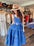 281 Tiered Denim Dress