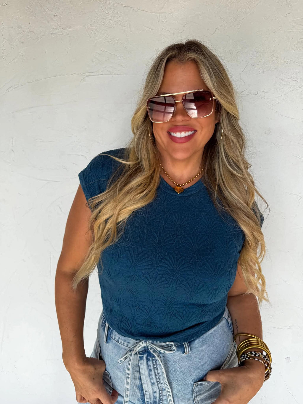 287 Spring Harley Cap Sleeve Top