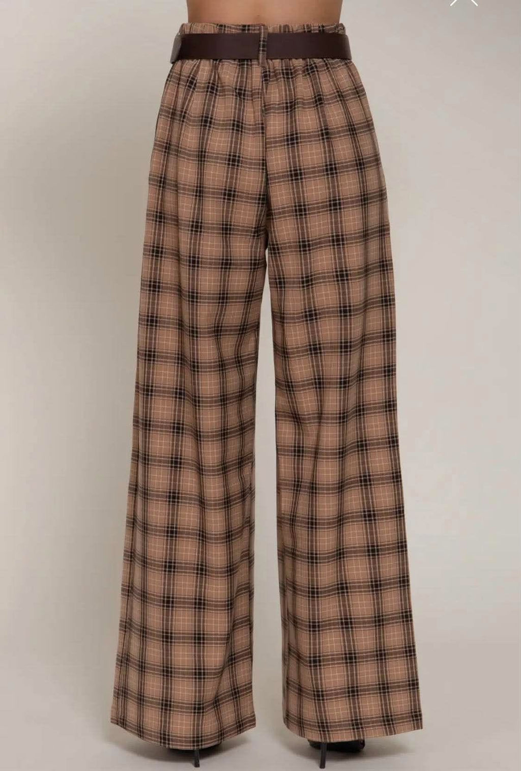 358 Rory Plaid Wide Leg Pant
