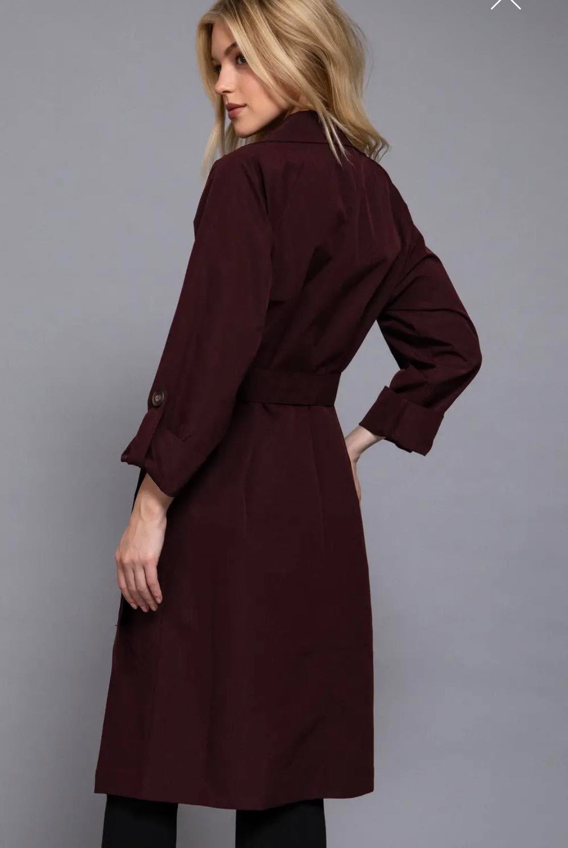 367 Sloane Lightweight Autumn Trench Jscket