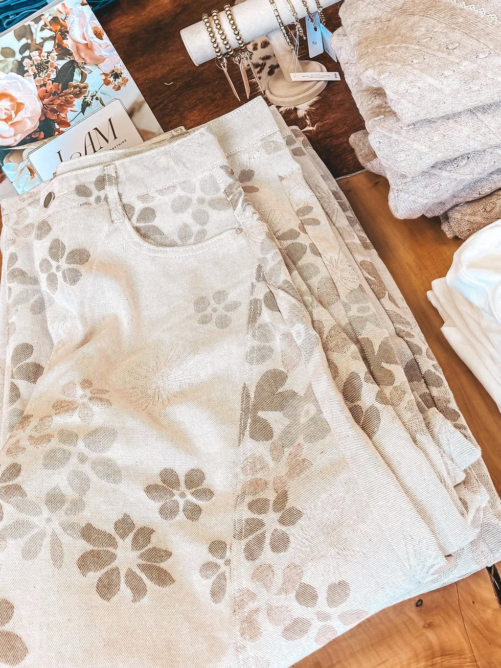 368 Harvest Bloom Denim Pants