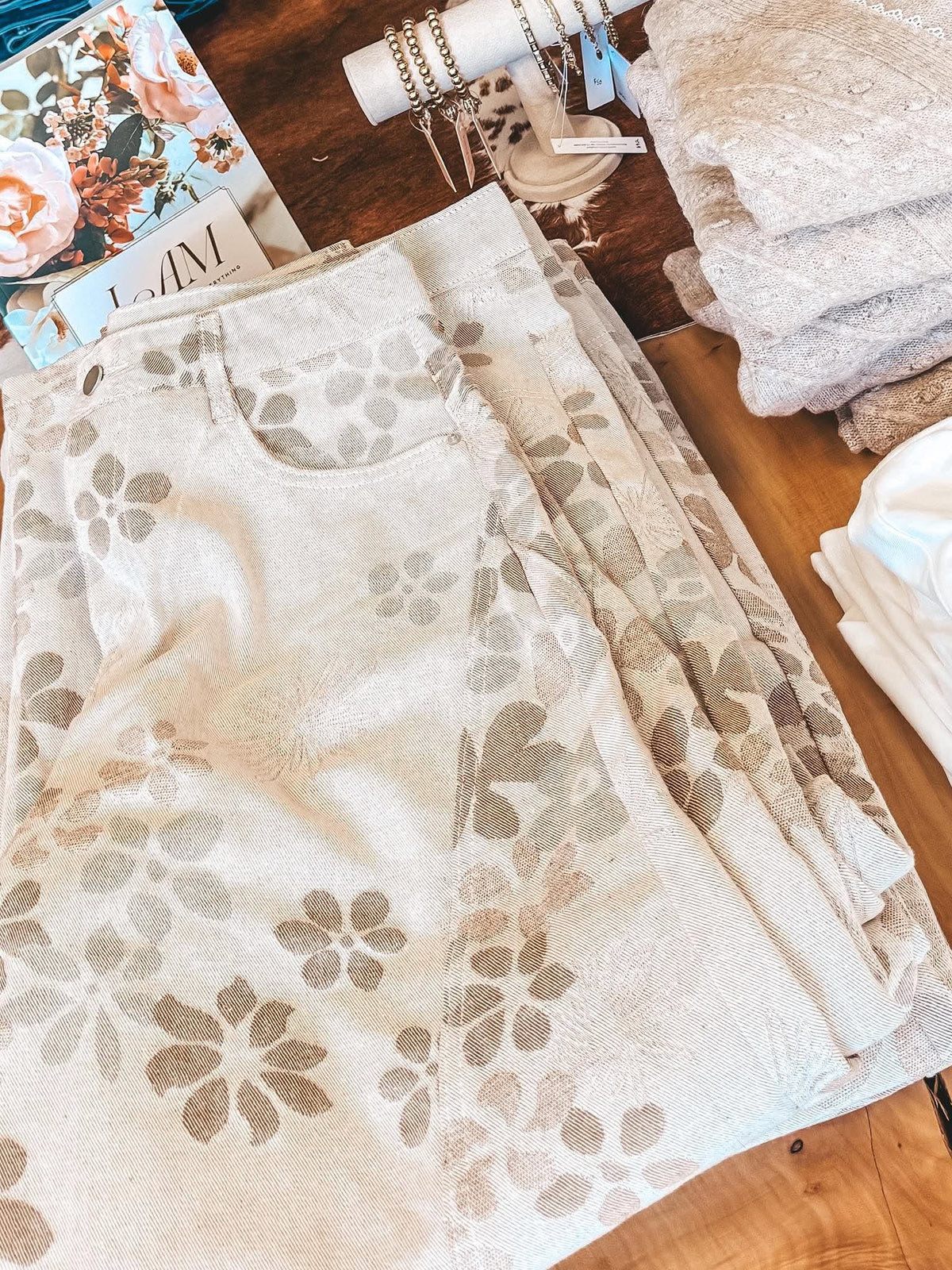 368 Harvest Bloom Denim Pants