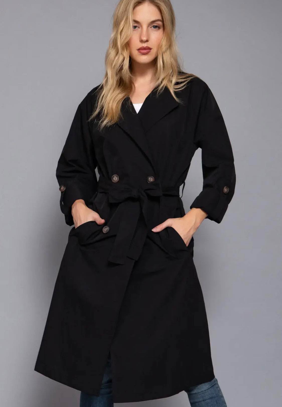 367 Sloane Lightweight Autumn Trench Jscket
