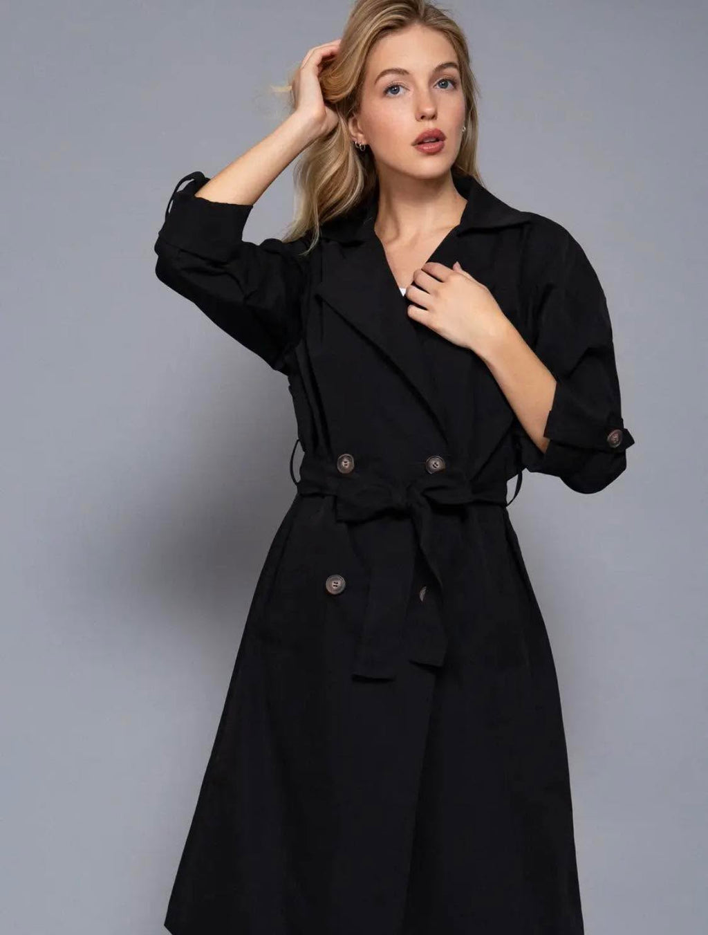 367 Sloane Lightweight Autumn Trench Jscket