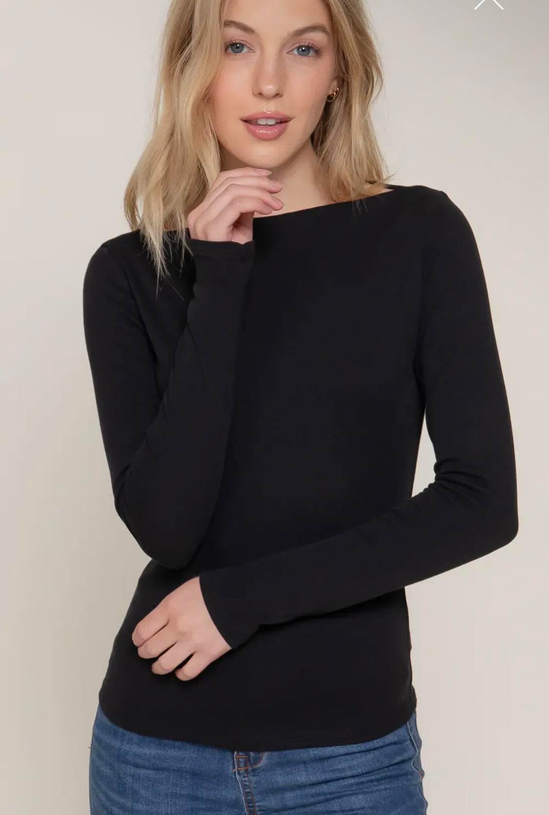 359 Audrey Soft Boat Neck Sweater