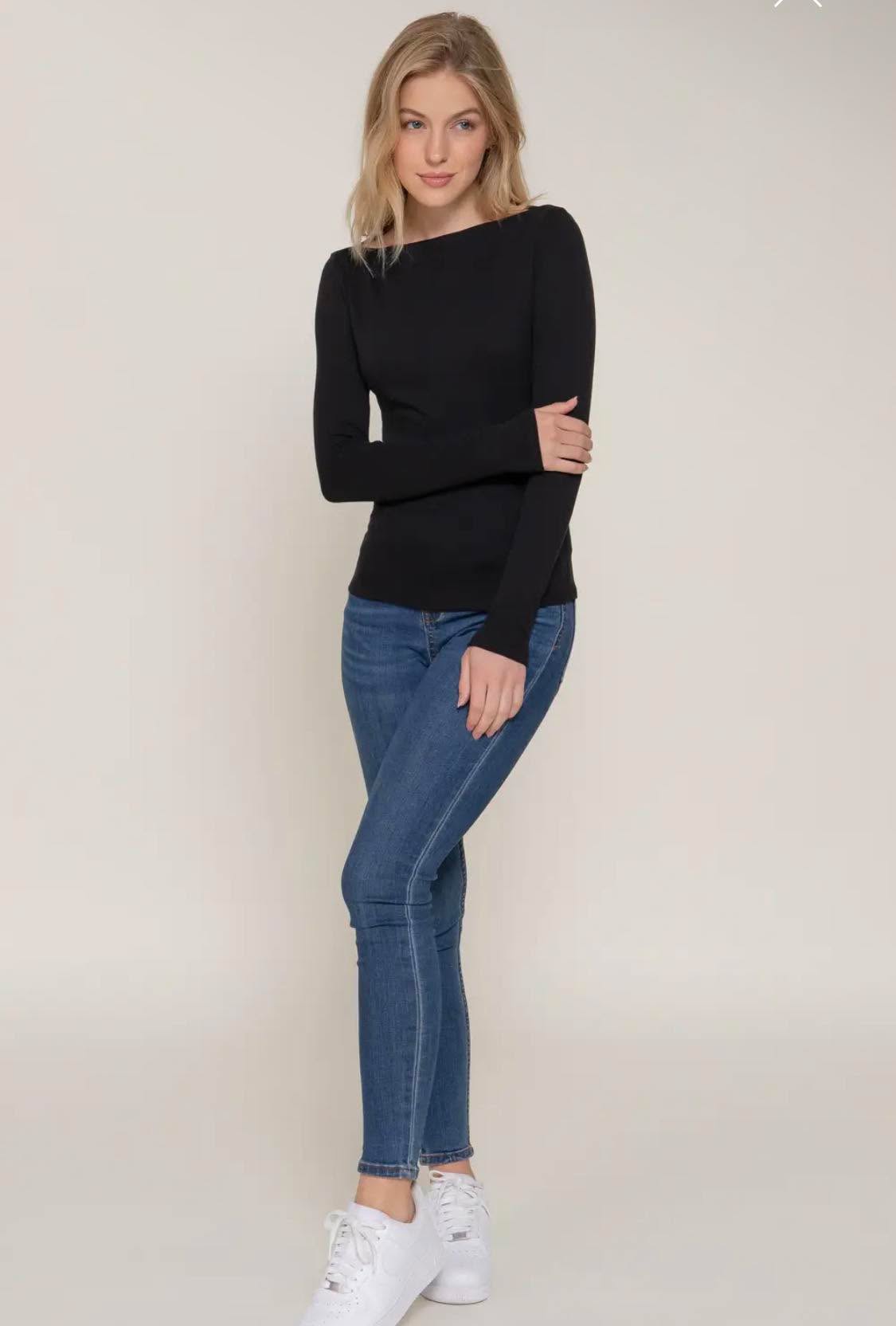 359 Audrey Soft Boat Neck Sweater