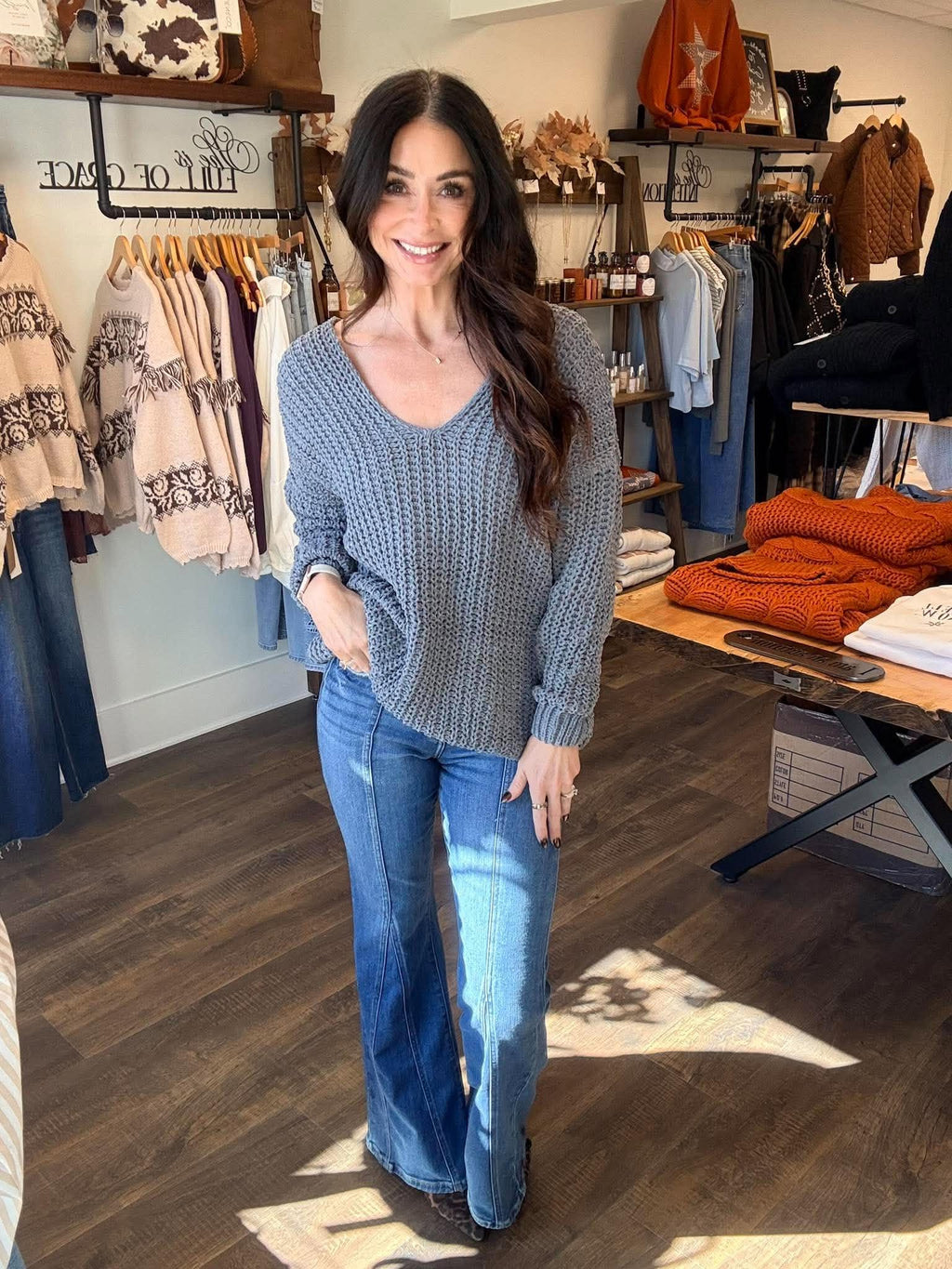 403 Chenille Oversized Knit Sweater