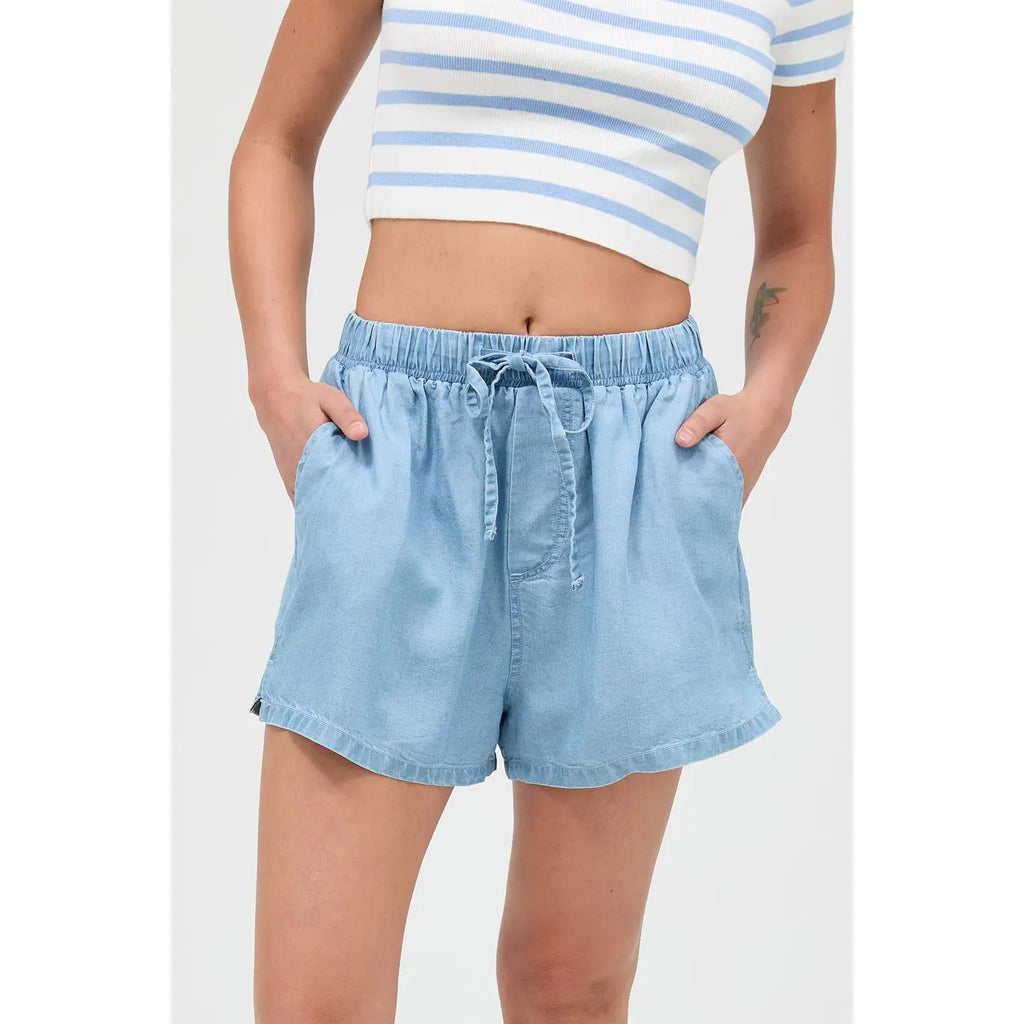 298 Lyocell Drawstring Shorts