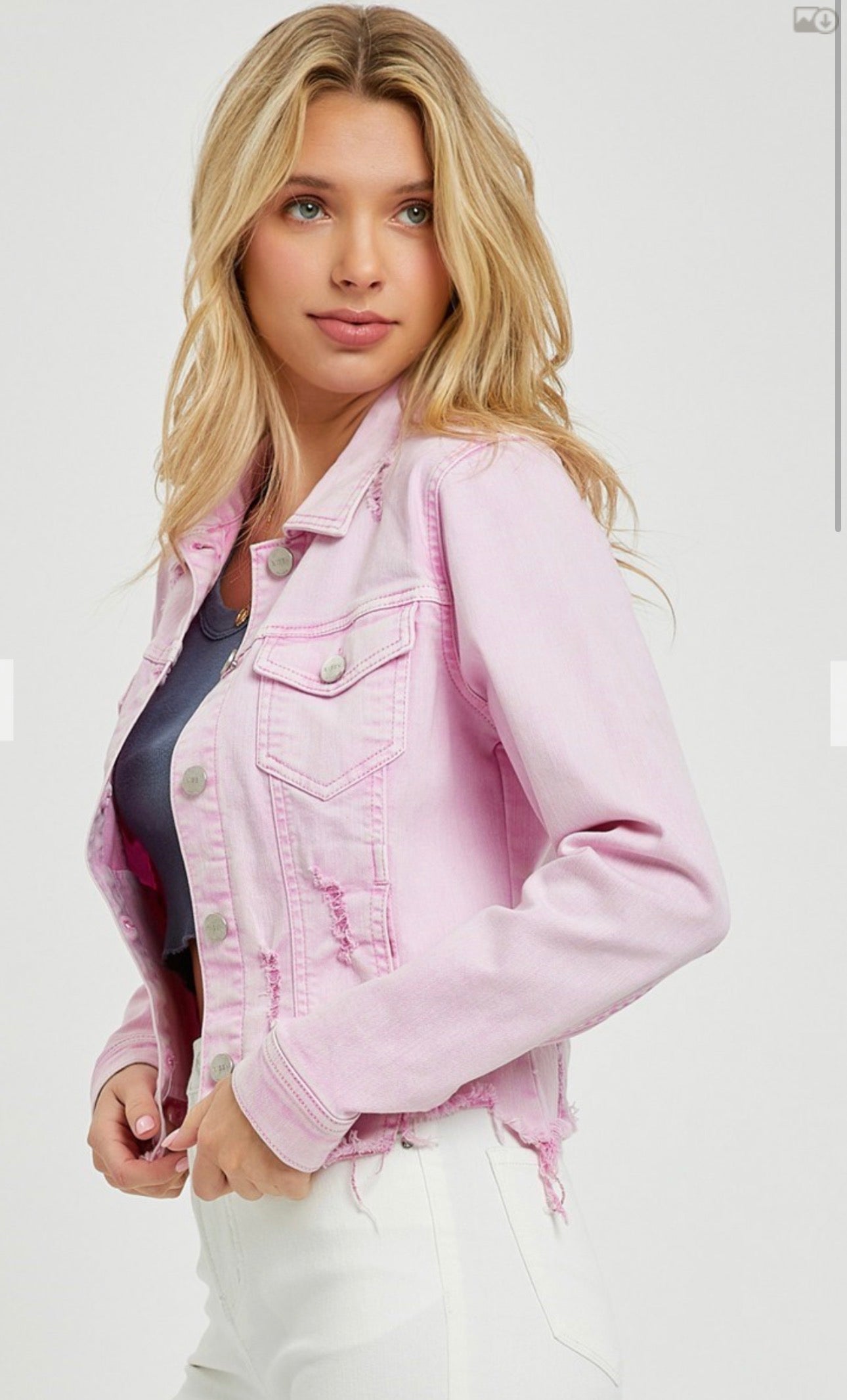 Pink Denim Jacket 239