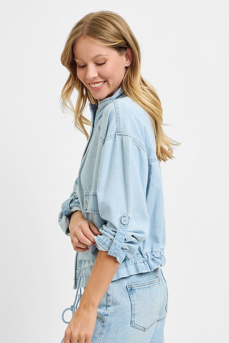 313 Lightwash Cinch Denim Jacket