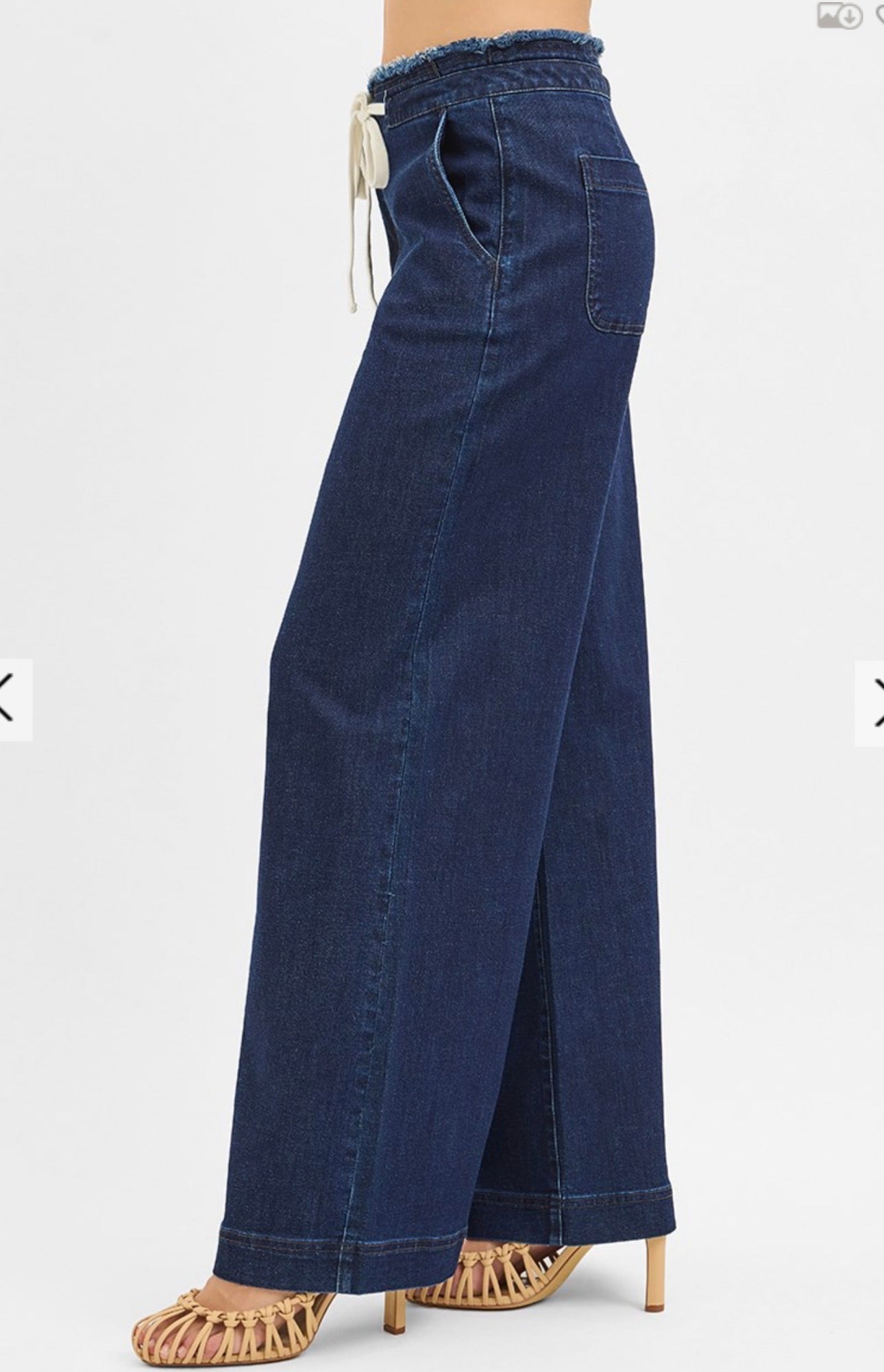 Slouchy Wide Leg Dark Wash 241