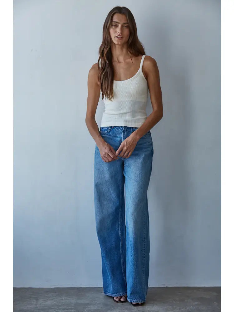 306 Seamless Ribbed Tank with Inner Padded Lining