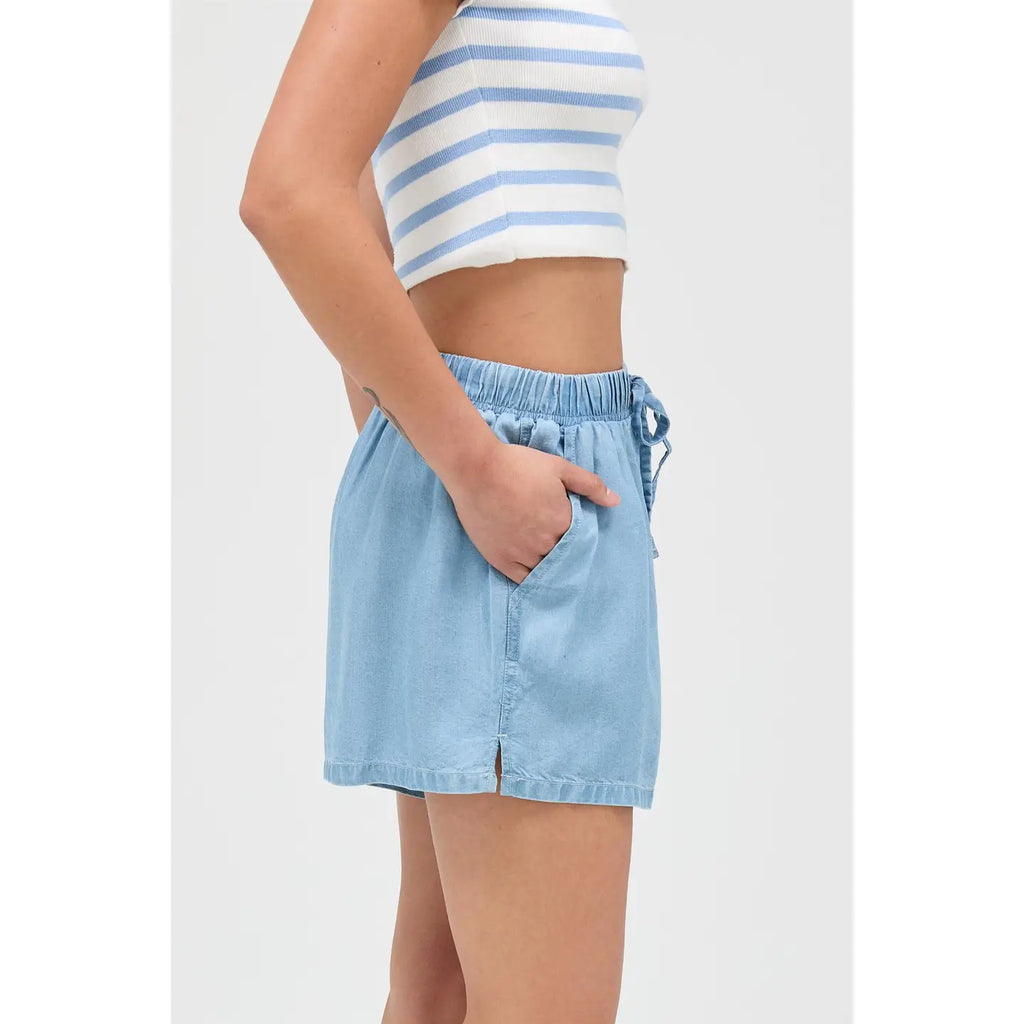 298 Lyocell Drawstring Shorts