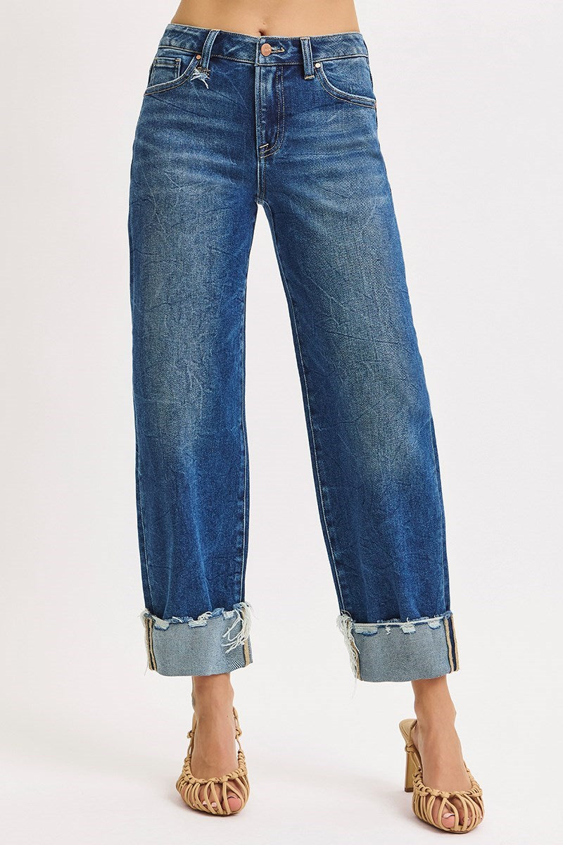417 Hadley Cuffed Boyfriend Jean
