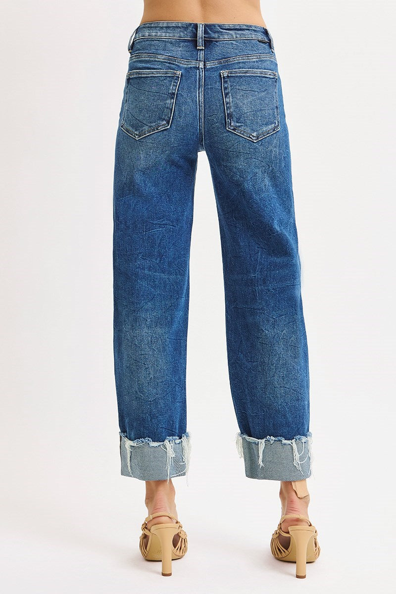 417 Hadley Cuffed Boyfriend Jean