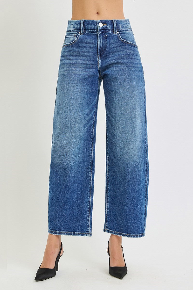 416 Wren Slouchy Barrel Denim