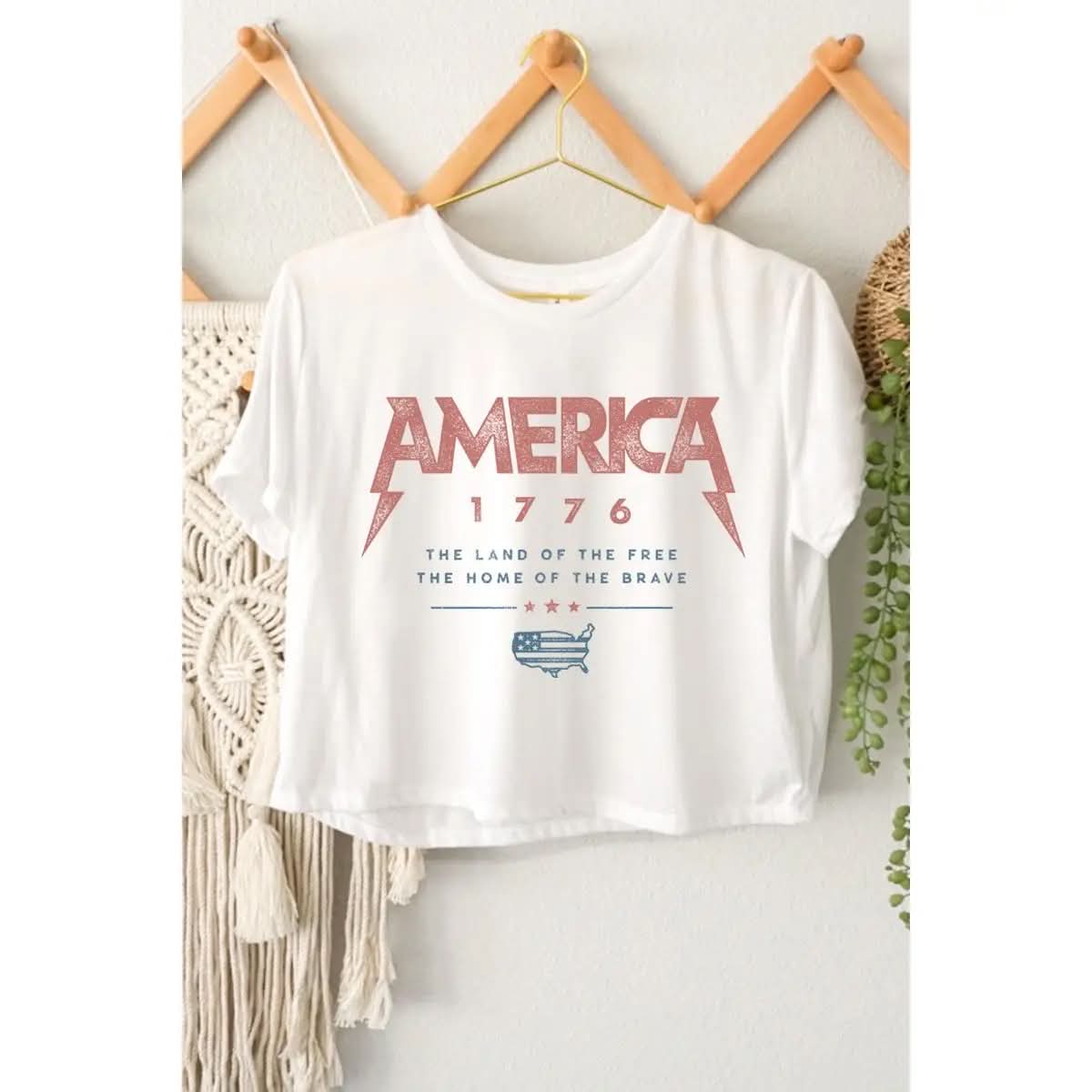 America 1776 Crop Top 257