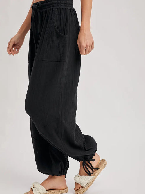 160 Jogger Harem Style Drawstring Pants