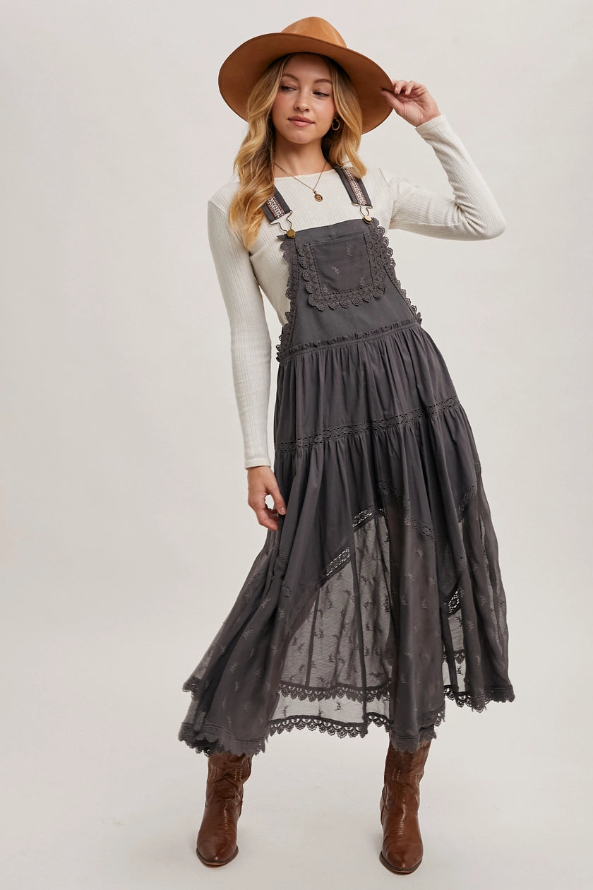 Lace Embroidered Maxi Dress 227
