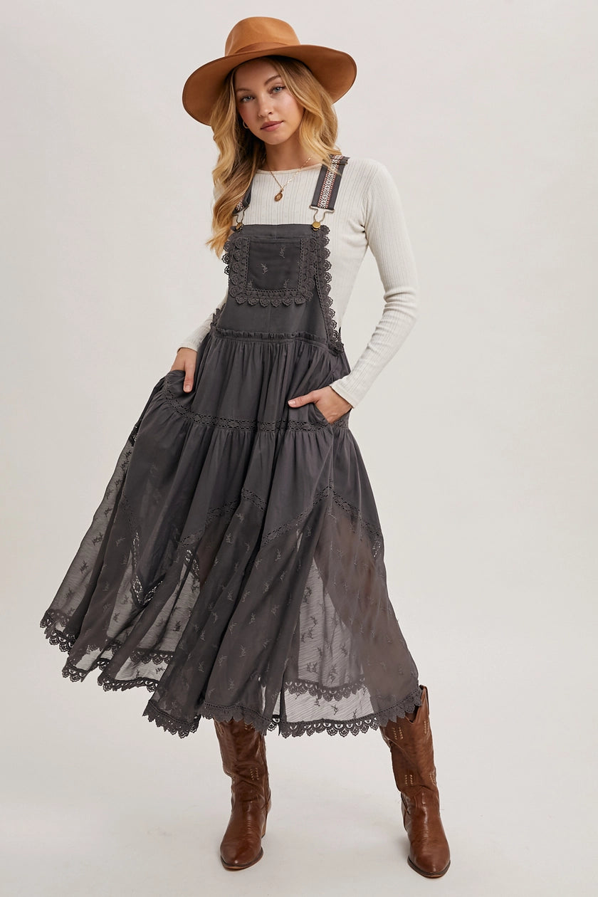 Lace Embroidered Maxi Dress 227