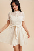148 Vintage Lace A-Line Dress