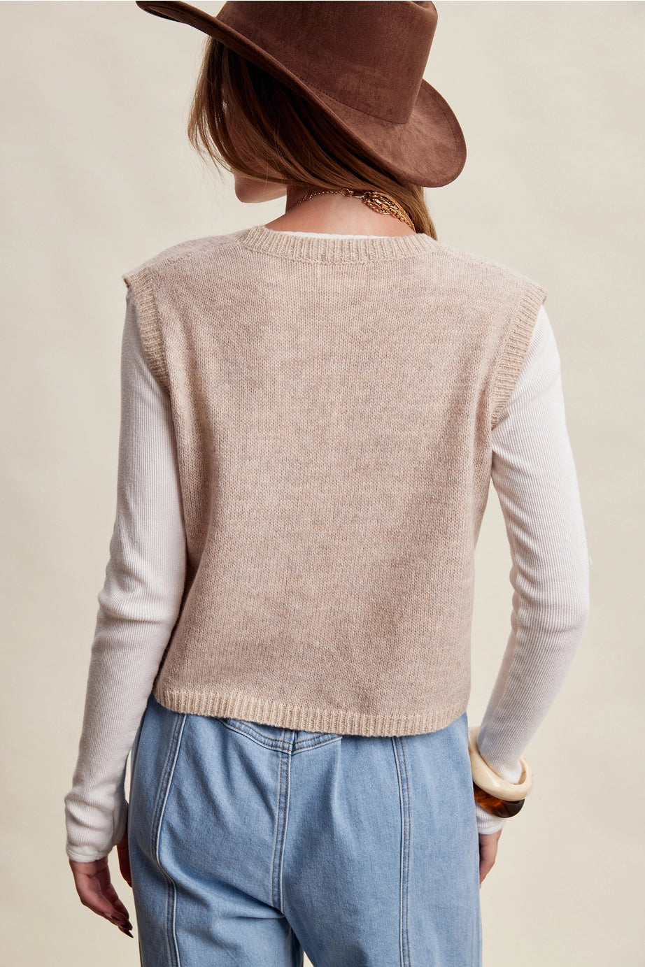419 Meadow Grace Floral Vest