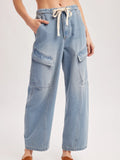 196 Cargo Style Barrel Denim