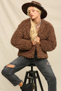 15 Cozy Open Front Fuzzy Jacket