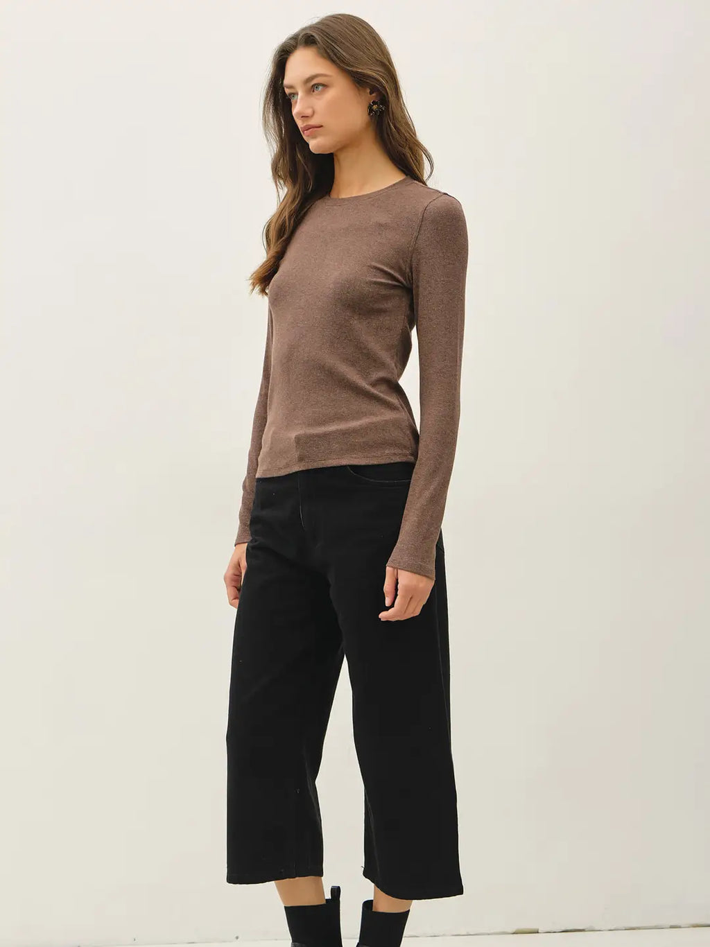 327 Ribbed Classic Long Sleeve Top