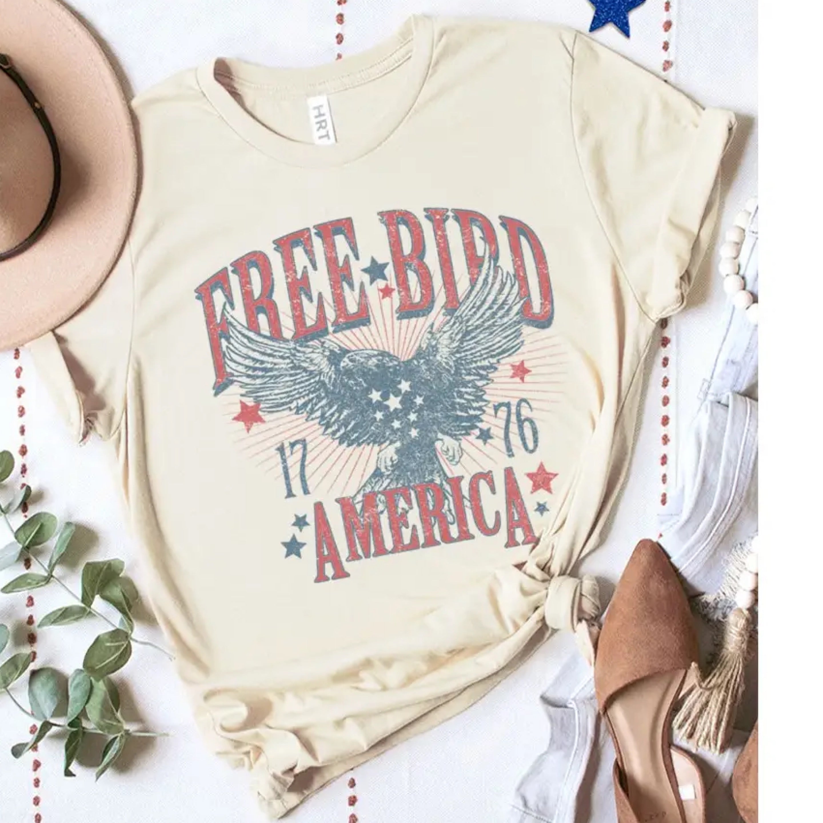 Free Bird Americana Tee 261