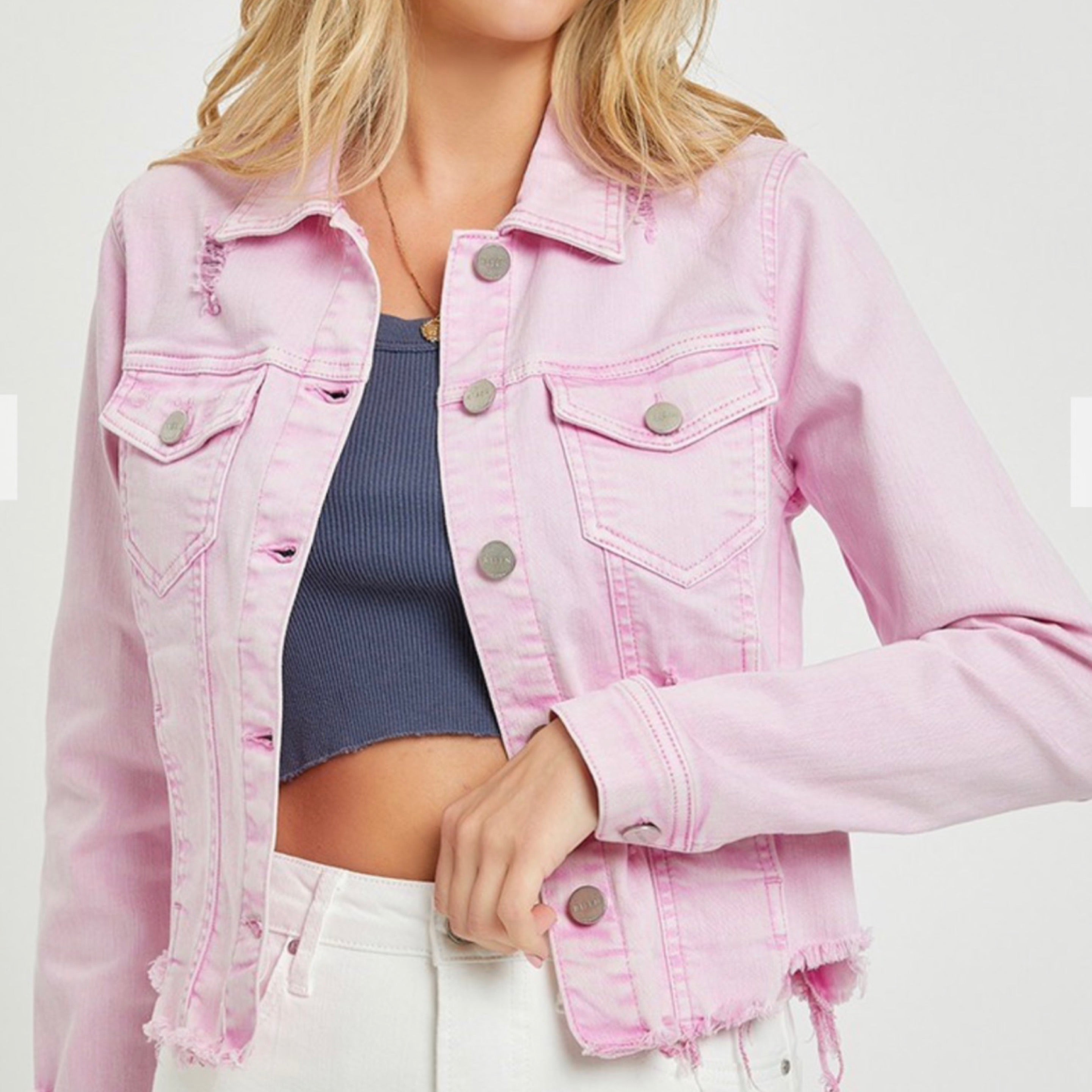 Pink Denim Jacket 239