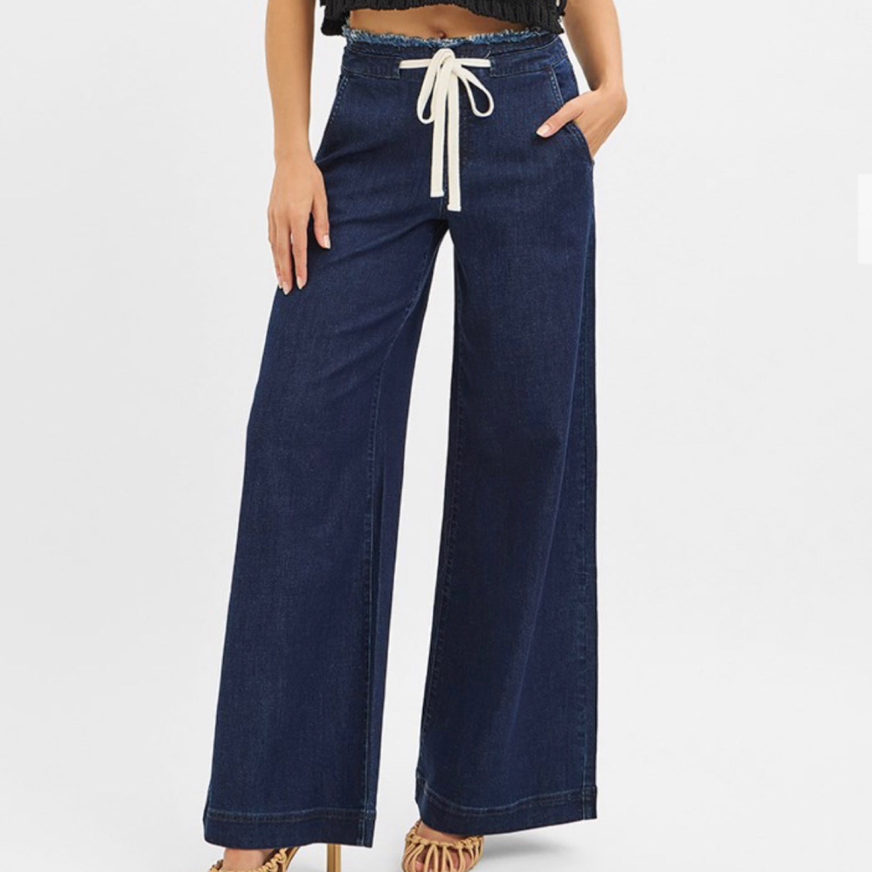 Slouchy Wide Leg Dark Wash 241