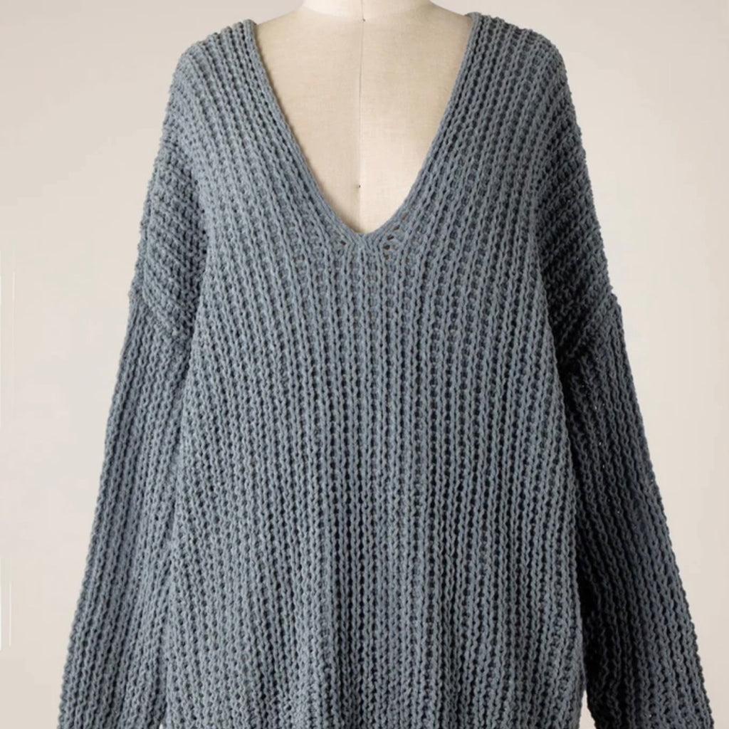 403 Chenille Oversized Knit Sweater