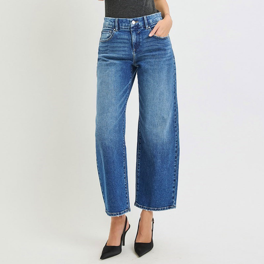 416 Wren Slouchy Barrel Denim