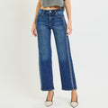 415 Laurel Embroidered Straight Denim