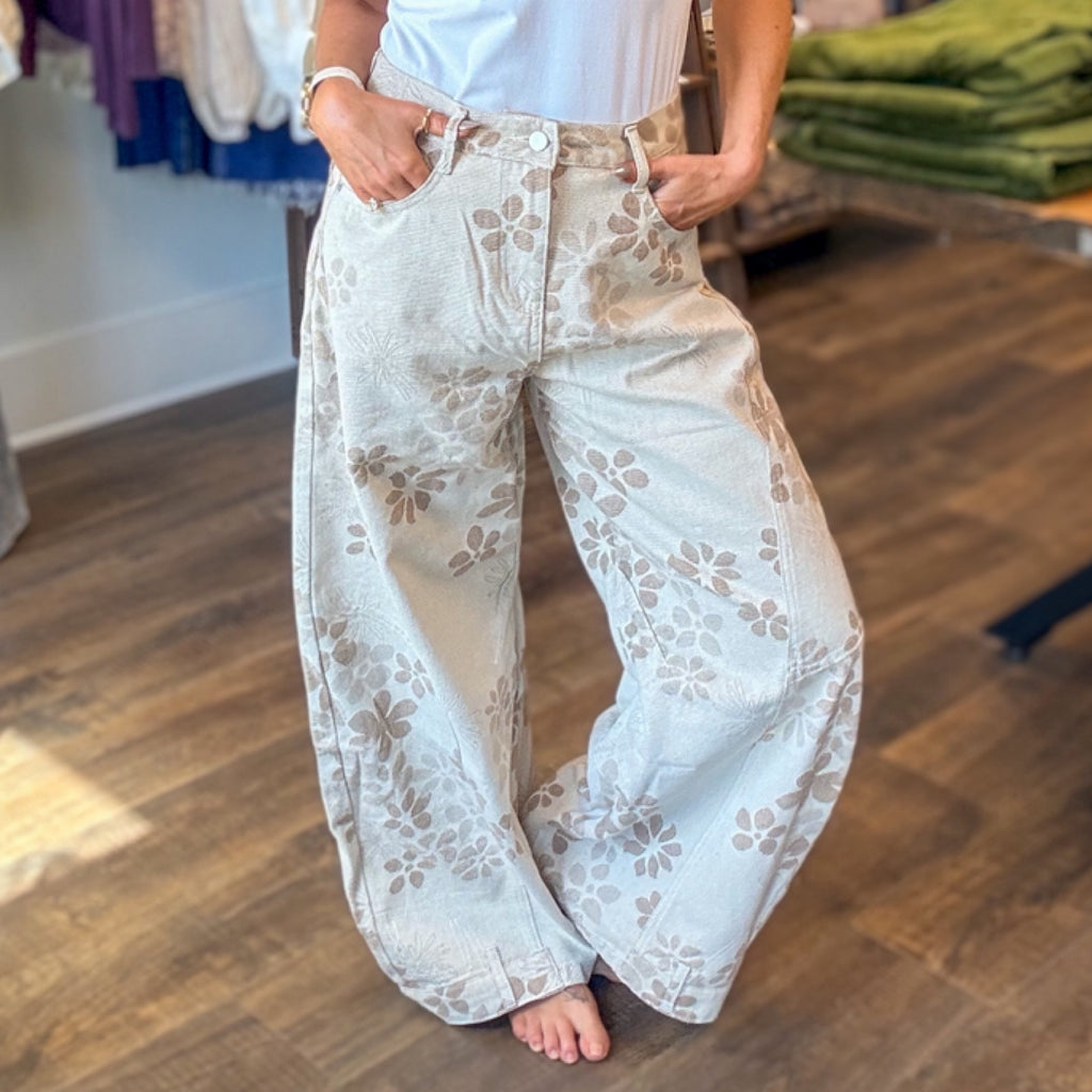 368 Harvest Bloom Denim Pants