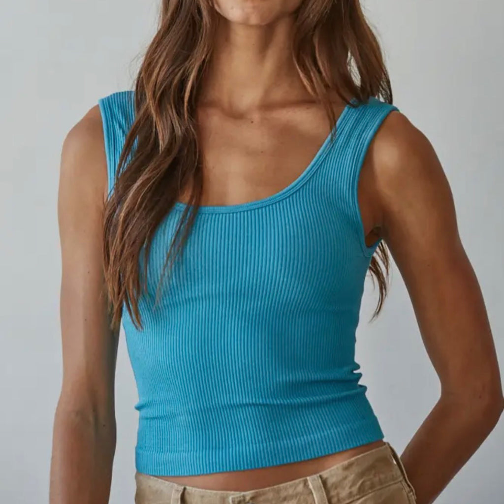 267 Ribbed Bra Tanks