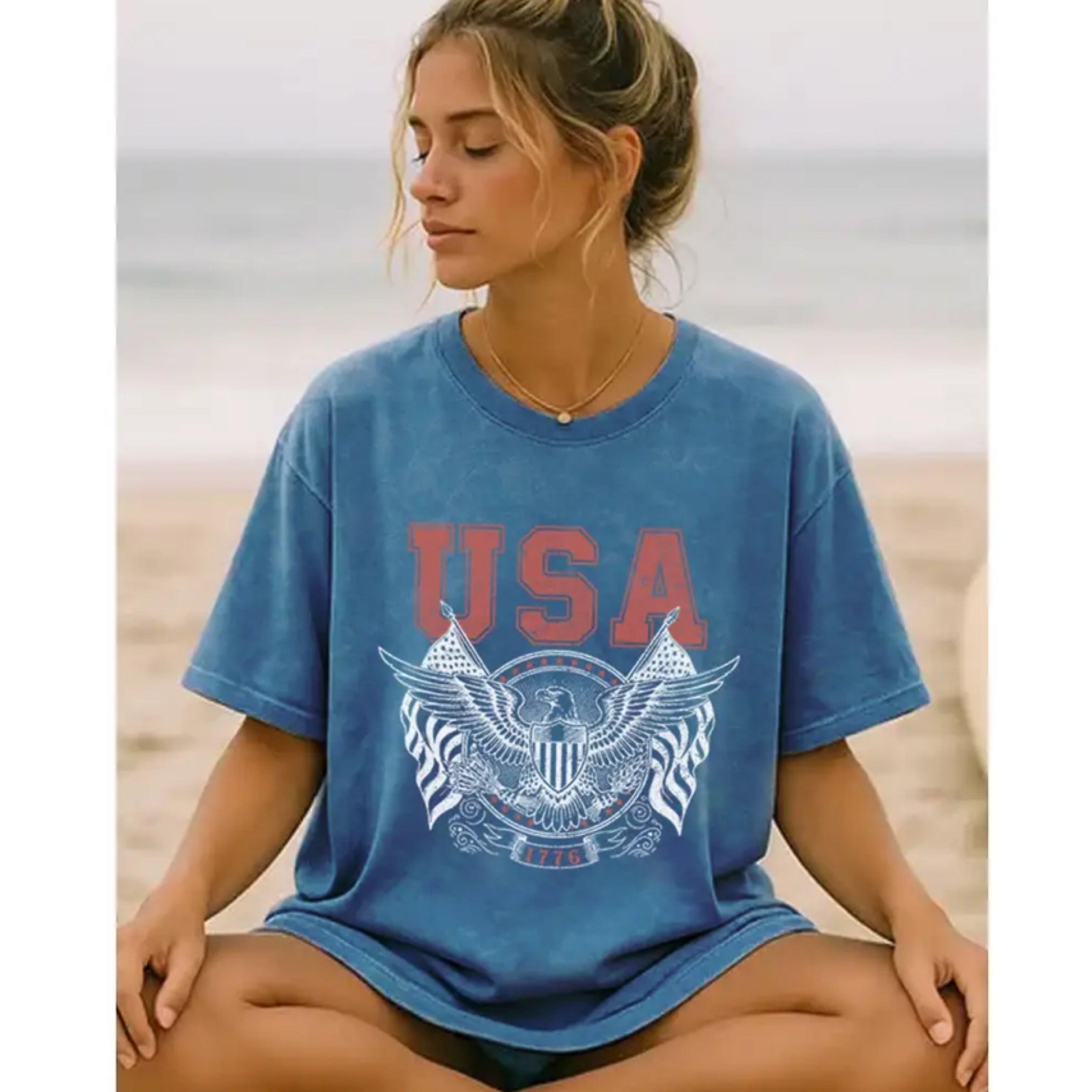 272 USA Mineral Wash Graphic Tee