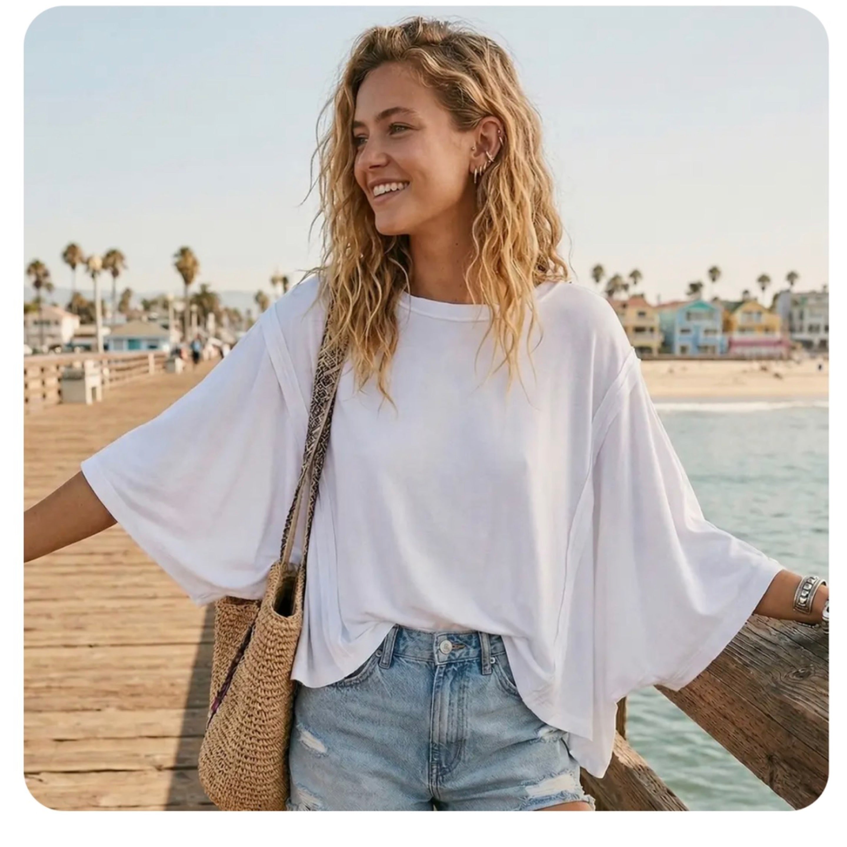 286 Flowy Lightweight Knit Top