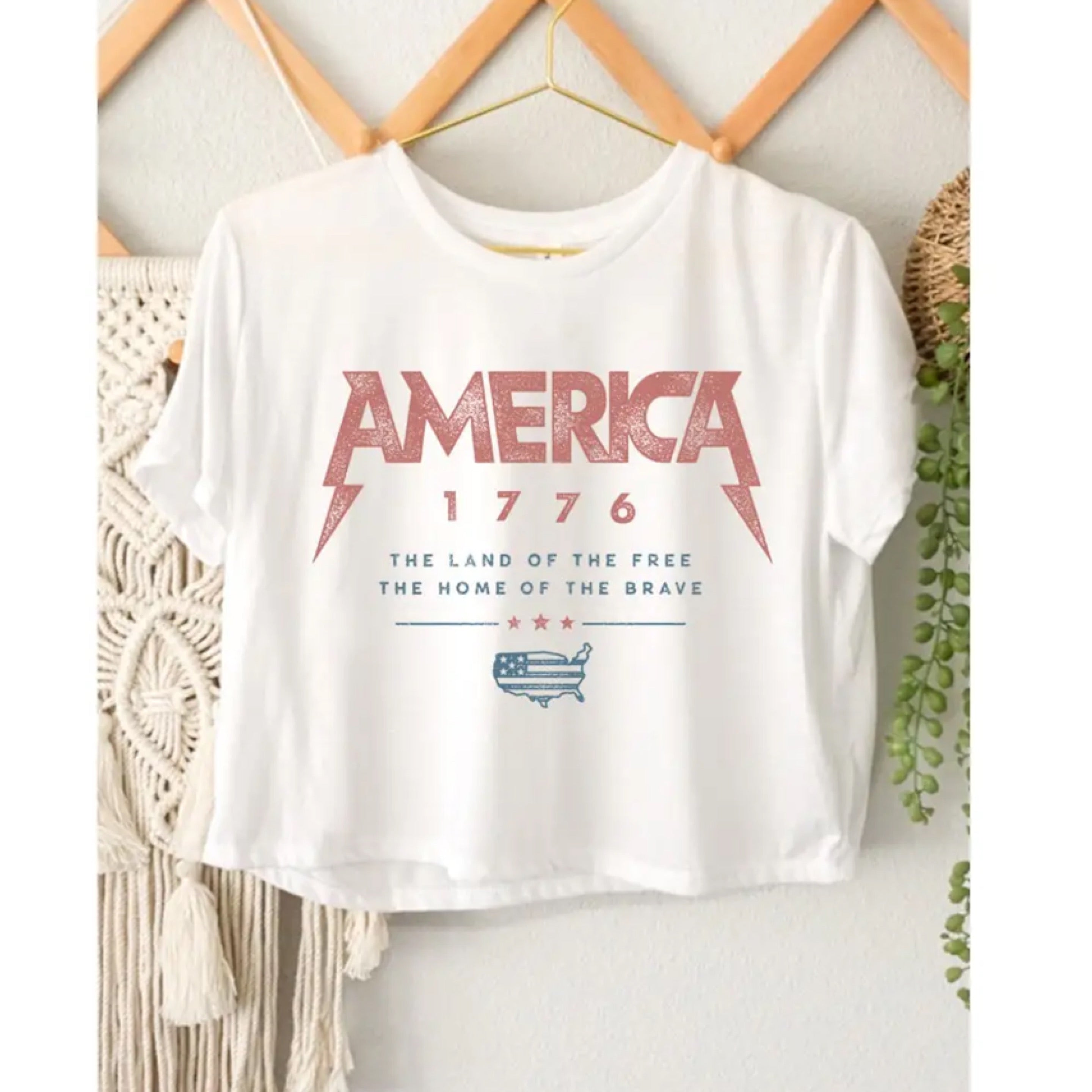 America 1776 Crop Top 257